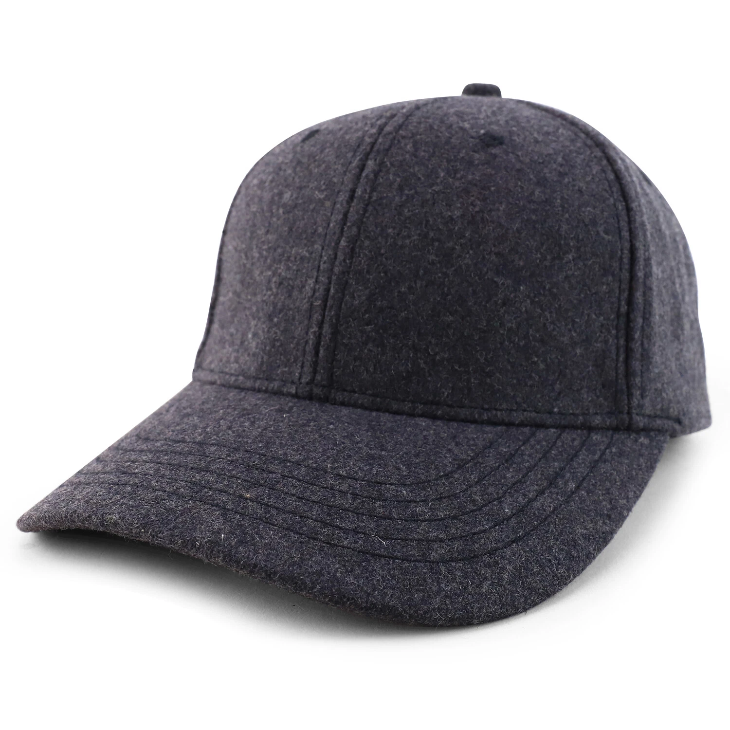 Oversized XX-Large Melton Wool Fleece Linded Winter Cap - FREE SHIPPING