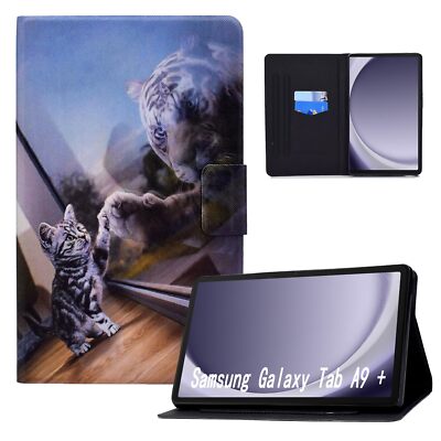 Case For Samsung Galaxy Tab A9+ A9 Plus 11'' Protective PU Leather Case Magnetic...
