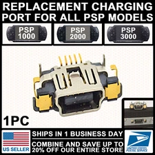 Charging USB Data Port for Sony PSP 1000/2000/3000 Console Charger Replacement