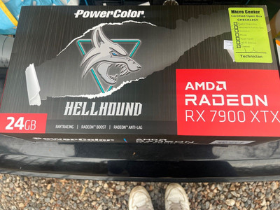 PowerColor Hellhound AMD Radeon RX 7900 XTX OC 24GB GDDR6 Graphics Card