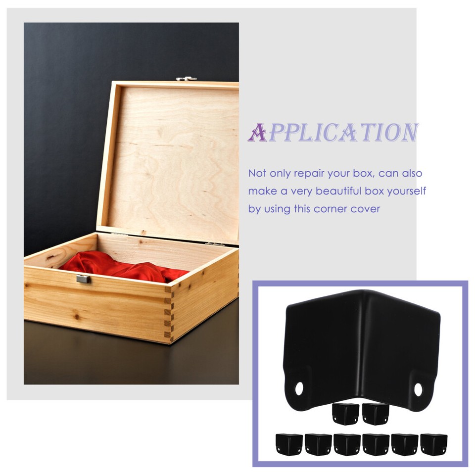 12 Pcs Corner Protectors for Furniture Luggage Angle Code Box