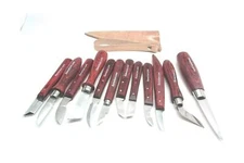 12 UJ Ramelson Wood Carving Detail Chip Roughing Stab Hook Knives