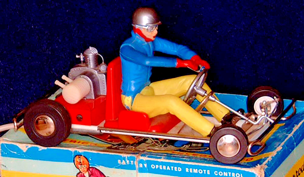 Karting Marchesini Italie 1960s de compétition vintage à restaurer