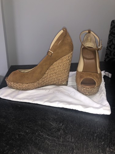 Jimmy Choo Suede Platforms