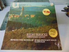BENEDICTINE MONKS ST MAUICE PHILIPS IMPORT LP NETHERLANDS SEALED GREGORIAN CHANT
