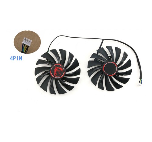 4pin 6pin Video Card Cooling Fan PLD10010S12HH For MSI GTX950 960 970 980 980ti - Afbeelding 8 van 10