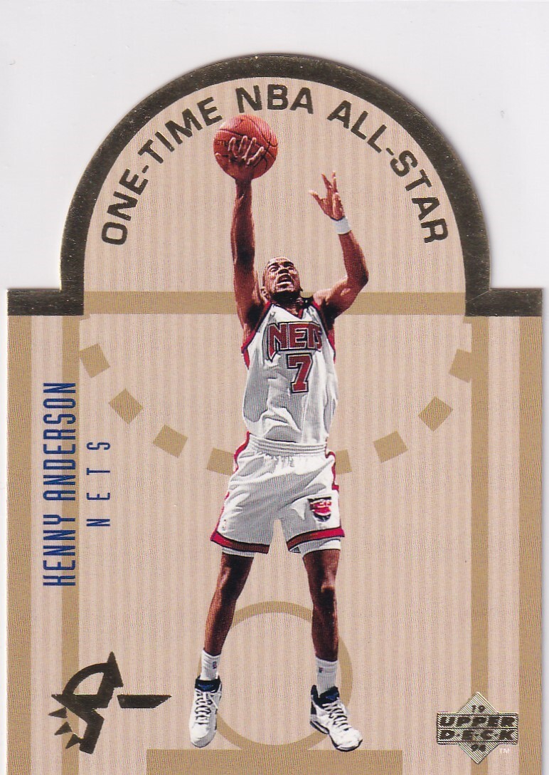 KENNY ANDERSON UPPER DECK UD SE ALL-STARS DIE CUT NETS #E9 1993-94
