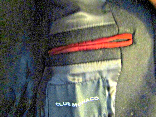 Club Monaco Wool Coat Italian Fabric By Mario Bellucci Size Small - Picture 5 of 8