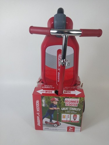 Radio Flyer Grow With Me Beginner Kick Scooter for Ages 2-5 up to 50 lbs Open Bx - Picture 9 of 10