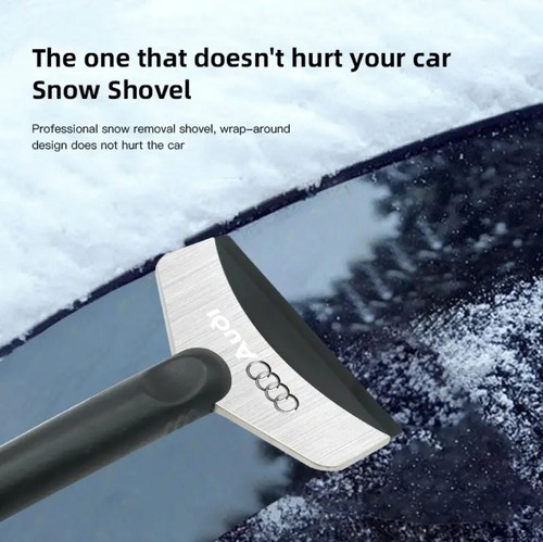 Audi Branded Stainless Steel Rubber plated Ice Scraper Car Windshield Tool - Picture 2 of 6