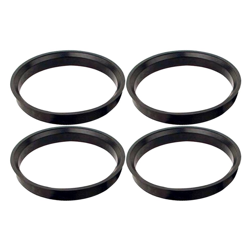 Black Plastic Hub Centering Rings for BMW Wheels (4Pcs 74 1 x 72 6 mm