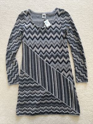 Missoni womens grey silver dress size Made In Italy