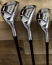 USED RH Mens Majek MX4 Hybrid Iron Set #4-6 Regular Flex Graphite Shaft 411-HPS1