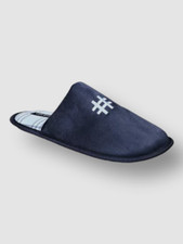  31 Club Room Men's Blue 1 Papa Embroidered Slippers Shoes Size US M 8-9 