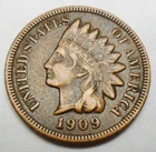 1909 P Indian Head Cent Penny  *VF - VERY FINE*  **FREE SHIPPING**
