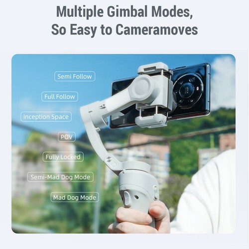 Gimbal Stabilizer for Smartphone Stabiliser for Mobile Phones Gimbal Face N3H3 - Picture 8 of 12