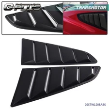 Fit For 2015-2020 Ford Mustang GT V6 Quarter 1/4 Side Window Louver Scoop Cover