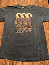 Saratoga (N.Y.) Jazz Festival T-shirt Oneita Color Wear Large RARE/EXC.!!!