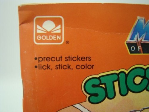 MOTU STICKER FUN (unused stickers) Adventures In Eternia Golden Books 1985 Dmg - Bild 11 von 14