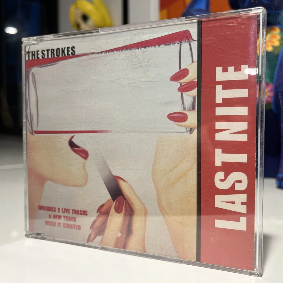 The Strokes - CD de 4 pistas Last Nite - BMG australiano. 2 Radio KCRW en vivo 2001 Foto 2 de 4