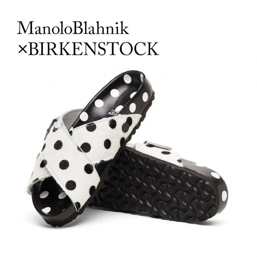 Birkenstock black cheap white dots