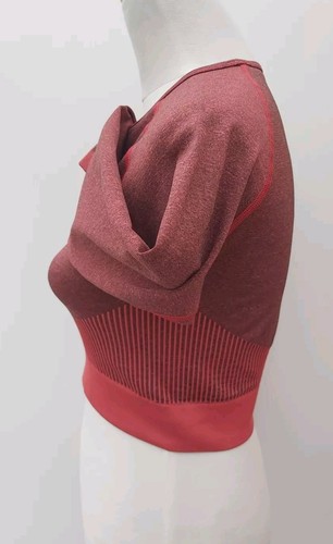 Maglietta sportiva Pursue Fitness taglia M 10 12 rosso mattone palestra corsa L/S elasticizzata - Foto 11 di 14