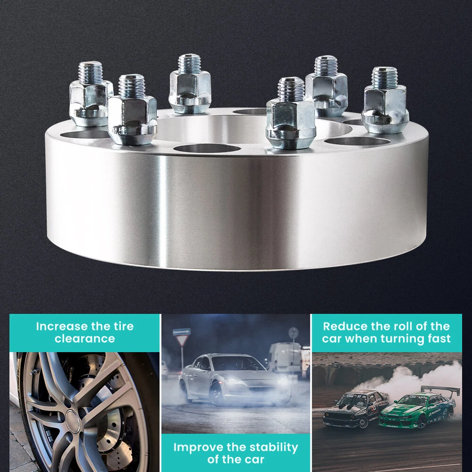 4x 50mm Distanziale ruota 6x139.7mm for Toyota Land Cruiser Mitsubishi Pajero - Imagen 2 de 4