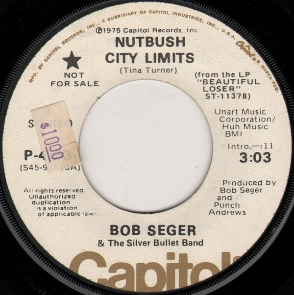Bob Seger And The Silver Bullet Band - Nutbush City Limits