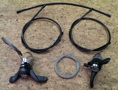 Suntour Command Accushift Plus Shifter SL-CD01-R7, 3/7fach, NOS+Züge/Außenhüllen