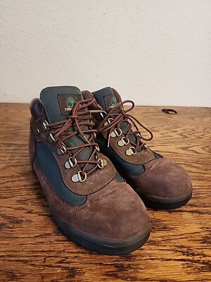 Timberland Boots 16937M Field Boots Brown Nubuck Olive Green