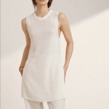 Aritzia Wilfred Size XXS Palmier Sleeveless Tunic Sweater Lagenlook Minimalist