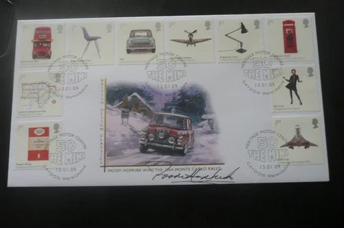 BUCKINGHAM   2009 BRITISH CLASSIC DESIGNS  FDC SIGNED PADDY HOPKIRK