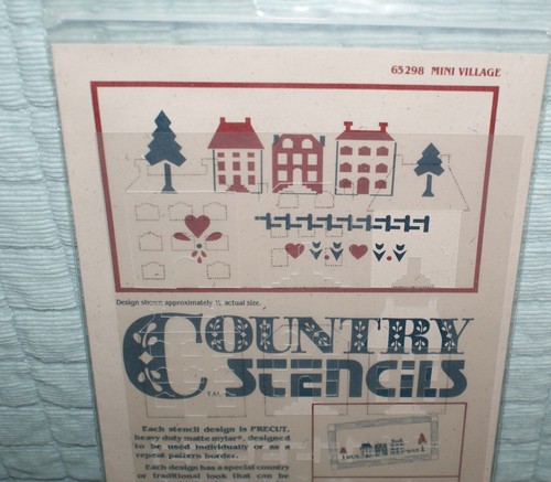 Lote de 5 plantillas vintage señuelo caballo mecedor tulipanes coloniales mini muestrador de pueblo - Imagen 5 de 13