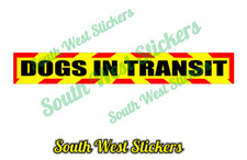 Dogs In Transit Chevron MAGNET MAGNETIC Sign K9 Unit Dog Handler 620mm x 1