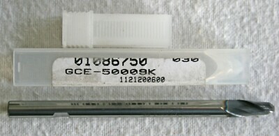 6mm VHM KUGELSPITZIG 2 FLÖTEN SCHLITZBOHRER FRÄSE EUROPA TOOL 1121200600 flach