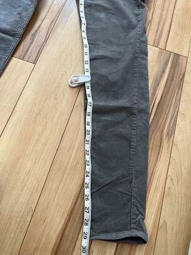 Mountain Khaki Women's Sz 4R Low Rise Slim Fit Grey Corduroy Pants Adventure  - Picture 5 of 10