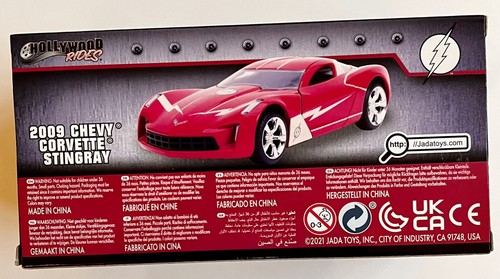 Jada Flash 2009 Chevy Corvette Stingray 1:32 Scale Die-cast Vehicle - Picture 2 of 2