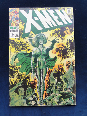 X-MEN #50 (1968), ICONIC STERANKO COVER & INTERIOR ART, 2ND POLARIS!!!