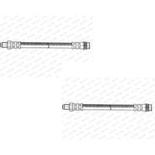 2x FERODO Bremsschlauch links rechts für Citroën Xsara Picasso N68 Berlingo MF