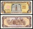 Rep. Dominican - Dominican Rep.  20 Dominican Pesos 1998 Pick 154b SC = UN
