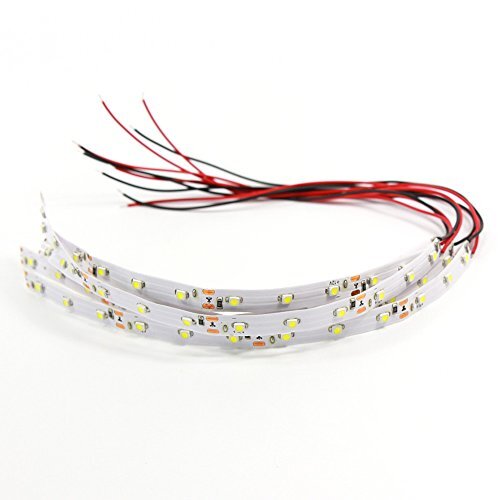 DD08WM 5 pz Precablato Bianco Caldo Striscia Led 3528 SMD LED Luce (L9H)