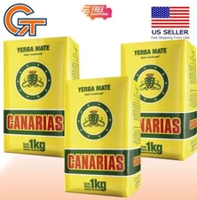 3- PACK YERBA MATE CANARIAS (3KG-6.6LB) FREE SHIPPING FROM USA