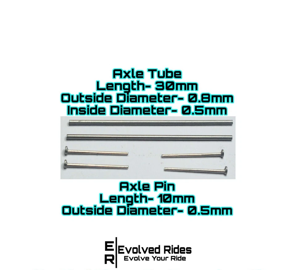 Оси 25 комплектов 30 мм для масштаба 1/64 индивидуальная реставрация Real Rider Hot Wheel - Изображение 2 из 4