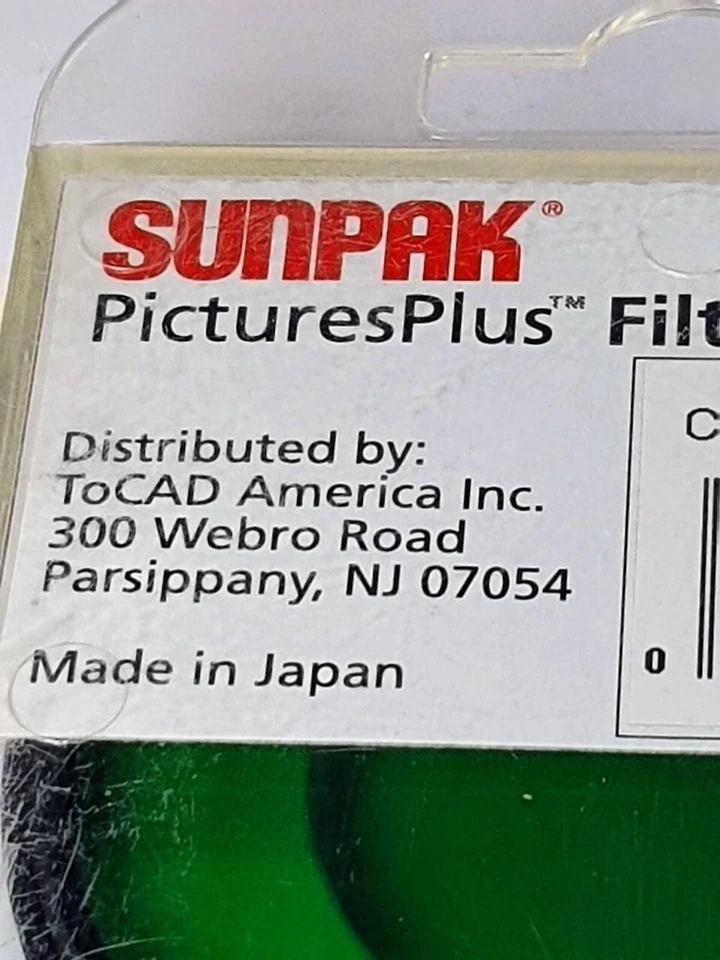 Genuine 62mm G-11 #11 PO1 Green Glass Color Conversion Lens Filter Japan Sunpak - Image 4 of 4