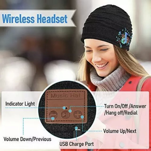 sminiker wireless beanie hat