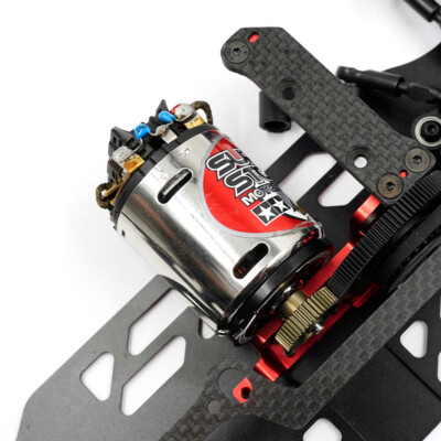 Yeah Racing YA-0720BK Aluminum 540 Motor Mount Conversion for 370