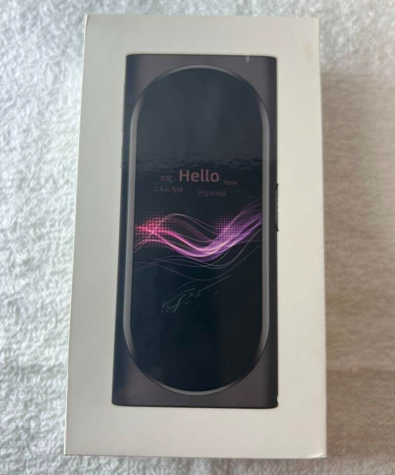 LANGOGO GENESIS Black AI Translator 104 Languages