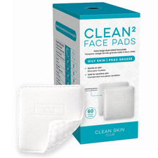 Clean  Blemish Control Face Pads   Extra Large Dual-Sided Face Pads for Blemish-