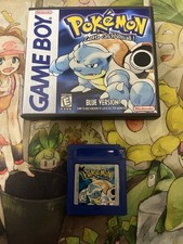 Nintendo Game Boy Pokemon Blue Version + Game Case