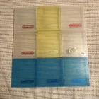 Lot of 9 Vintage Nintendo NES Clamshell Hard Plastic Rental Cases and Controller
